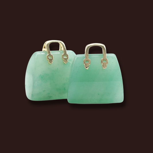 Aventurine Mini Crystal Handbag