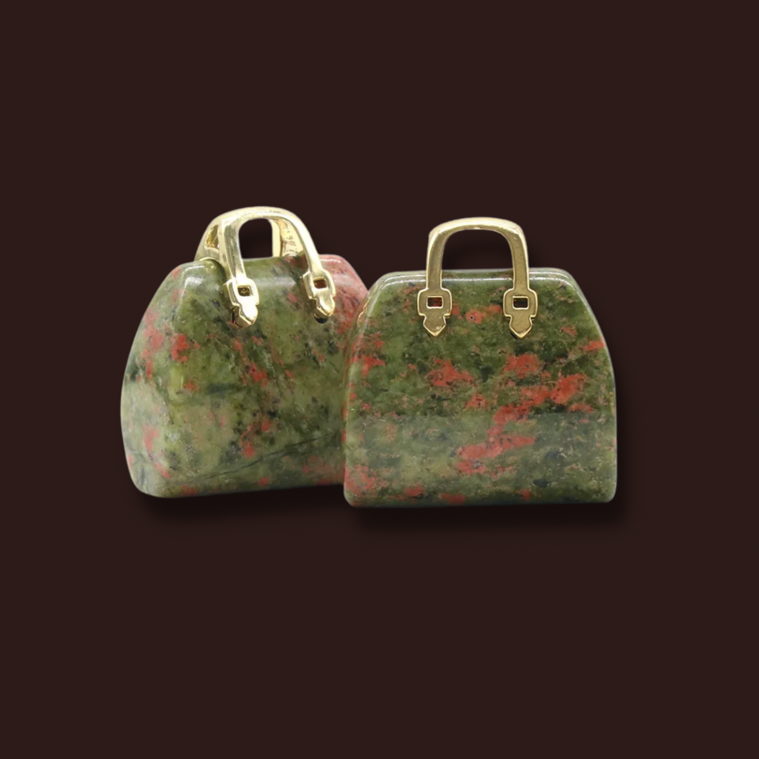 Unakite Mini Crystal Handbag