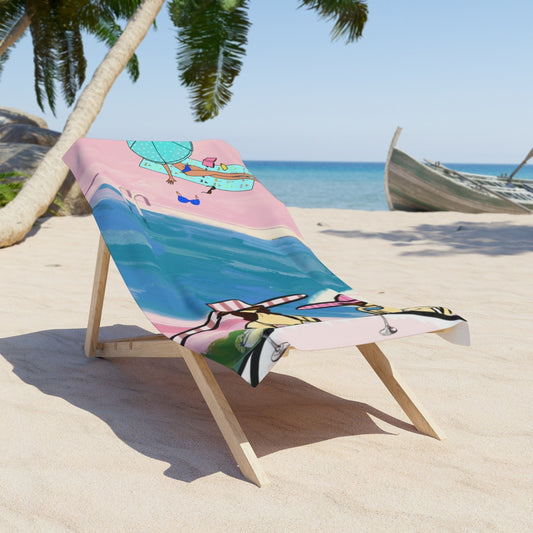 Poolside Muse Beach Towel