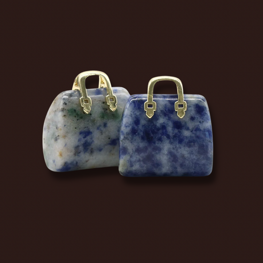 Sodalite Mini Crystal Handbag