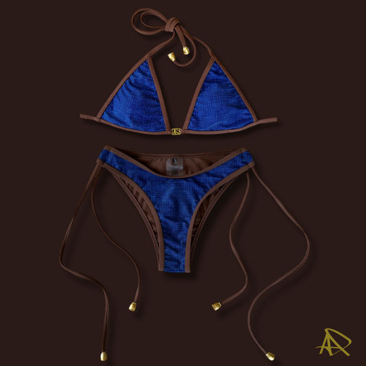 Denim Daze Triangle Bikini Top